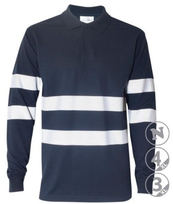 Polo Slam LS algodón banda