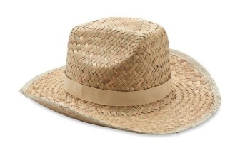 Sombrero vaquero de paja natural MO6755