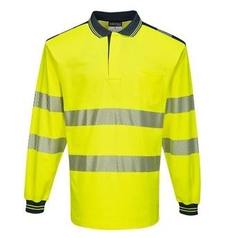 Polo alta visibilidad PW3 T184 Clase 3