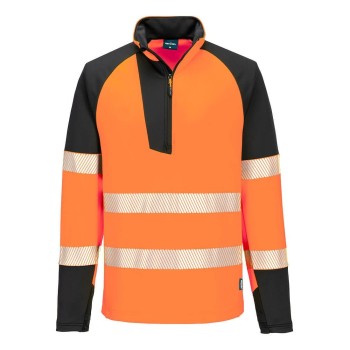 Sudadera PW3 T172 Portwest alta visibilidad con Acti-Reach y protección UV