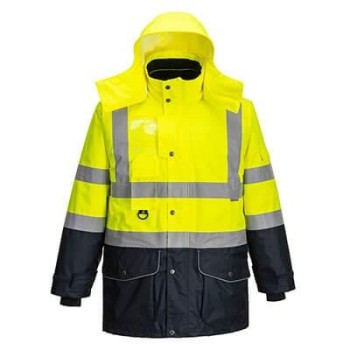 Parka S426 alta visibilidad 7-en-1