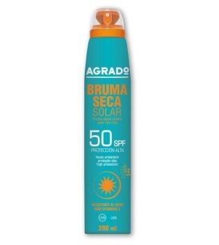 Crema solar tipo bruma SPF50, envase 200ml